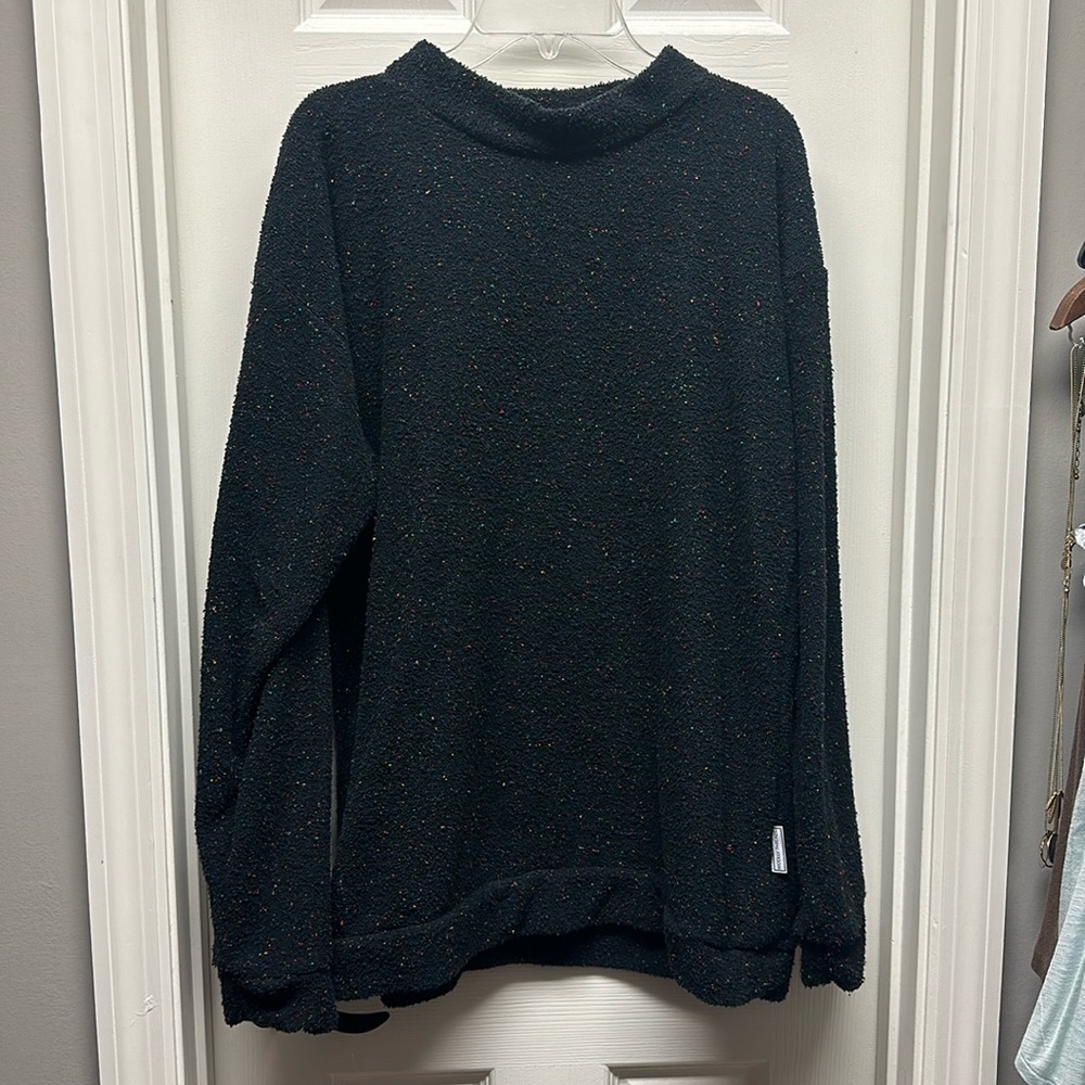 Woolly threads confetti pull over sweatshirt